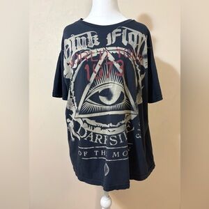Vintage Pink Floyd World Tour 1973 Dark Side Of The Moon T-Shirt